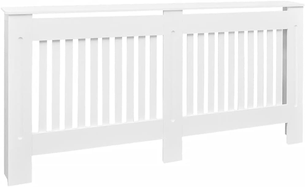 puraday Wohnzimmer Heizkörper Verkleidung Abdeckung 172x19x81.5 cm MDF Heizkörperverkleidung Dekorat