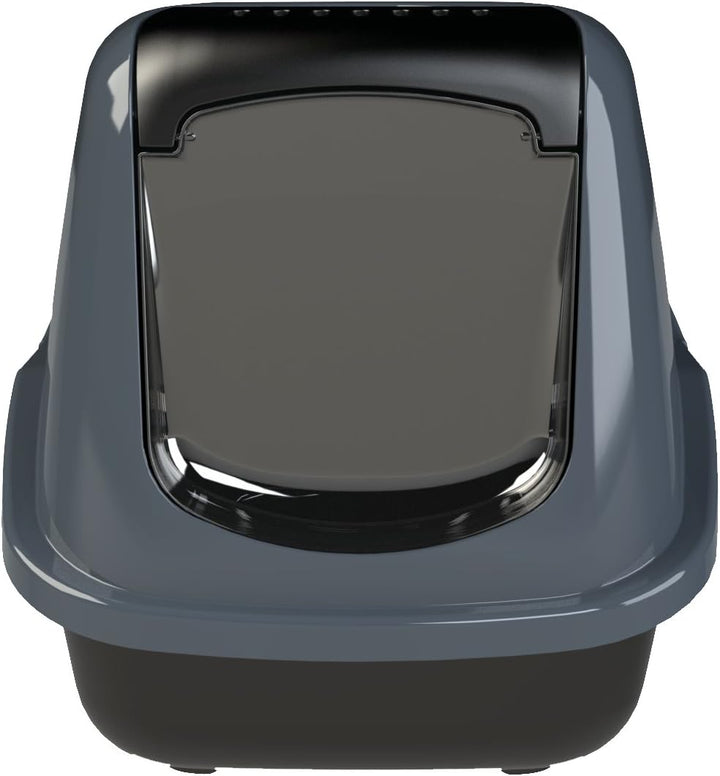 PeeWee EcoHouse Katzentoilette, Schwarz/Grau