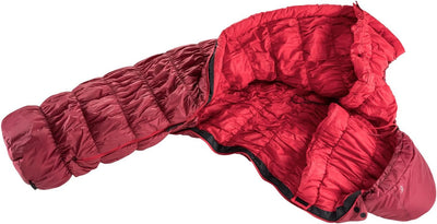 deuter Exosphere -6° Kunstfaser Schlafsack, cranberry-fire Zip left, Zip left