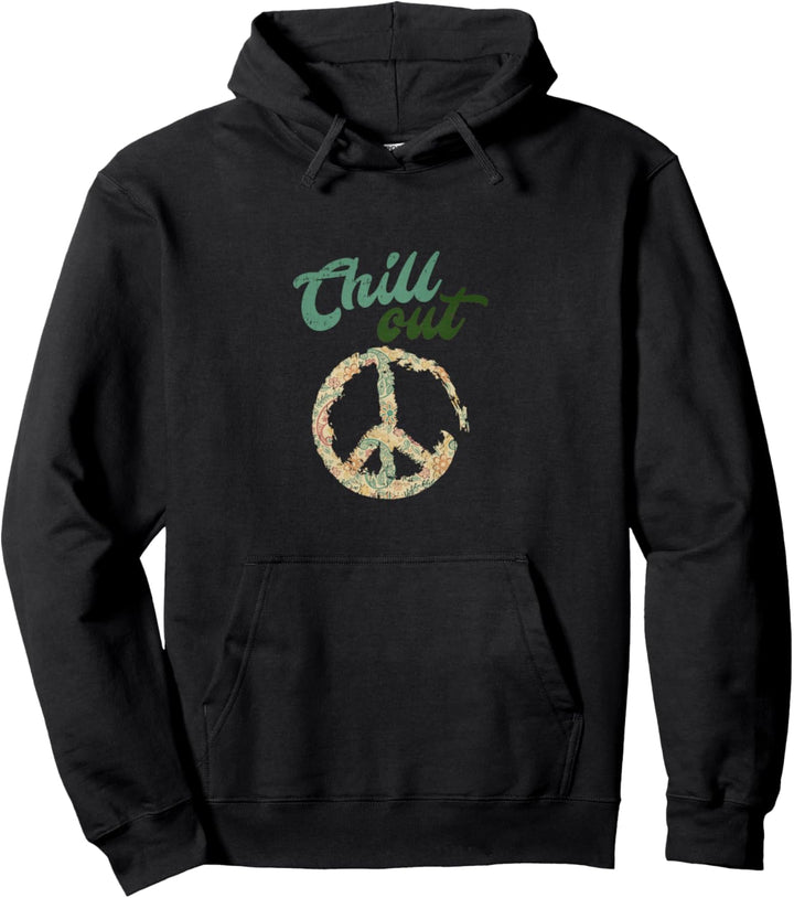 Chill Out Peace Pullover Hoodie