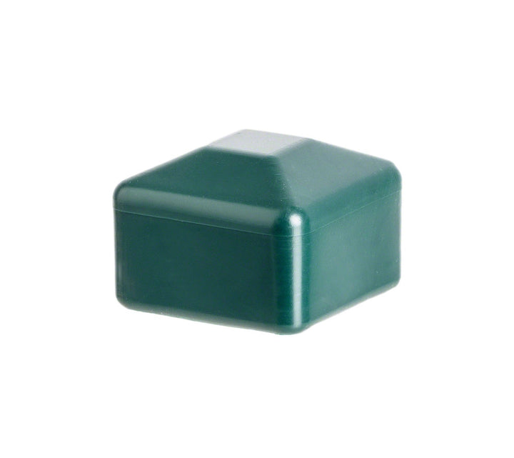 EMFA Zaunpfahlkappe 70x70 mm 10 Stück Grün Pfostenkappe quadratisch Zaunpfostenkappen Zaunabdeckung