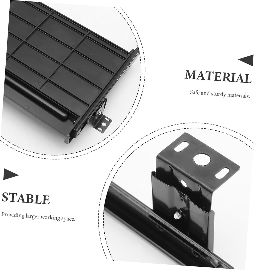 VANZACK Ergonomische Tastaturablage Untertisch aus Robustem Material Ausziehbare Schublade für PC Ta