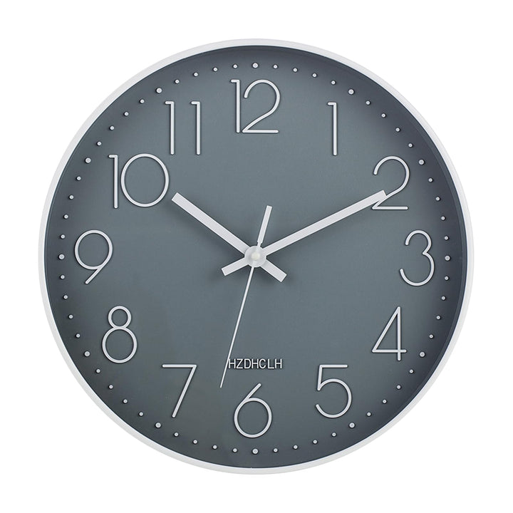 HZDHCLH Funk Wanduhr 30 cm Lautlose Wanduhr Ohne Tickgeräusche, Moderne Batteriebetriebene Uhr für Z
