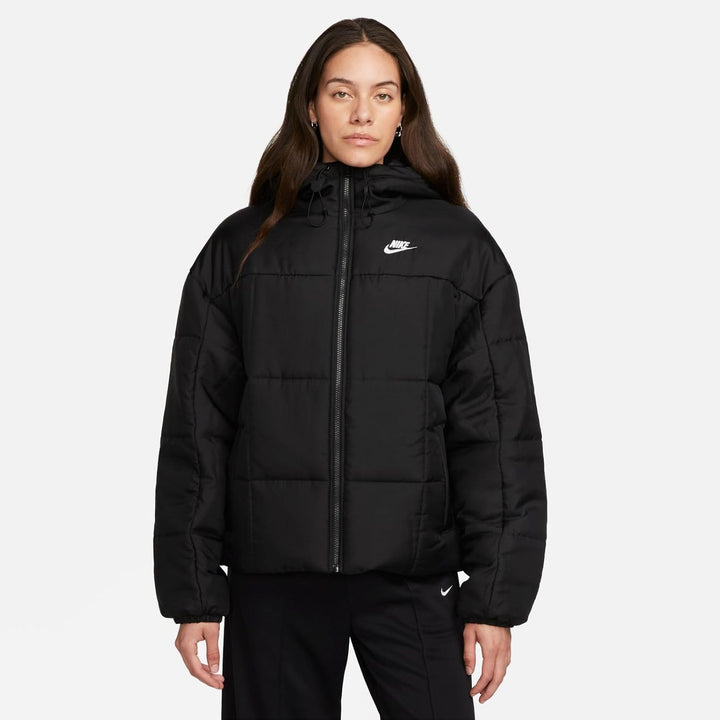 NIKE Damen Essential Jacke L Black/White, L Black/White