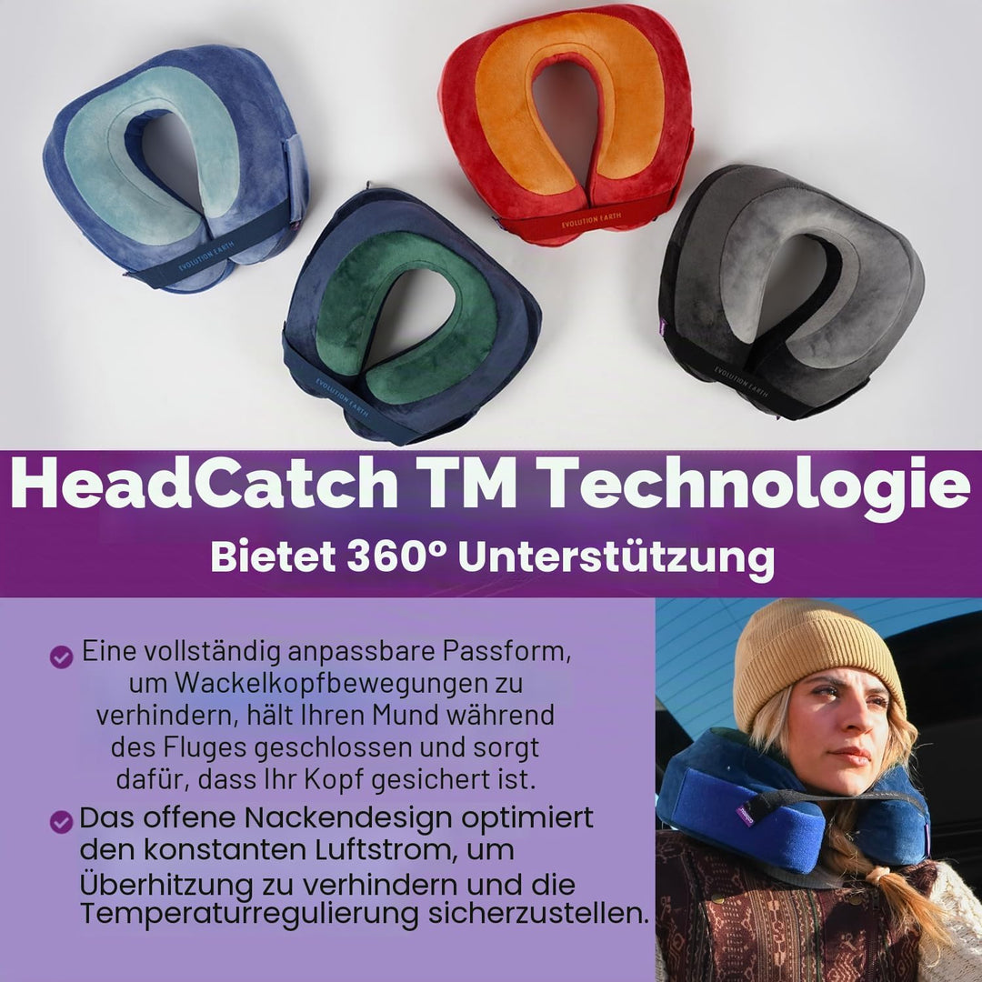 Cabeau Evolution Earth - Nackenkissen 25 cm Terra, Terra