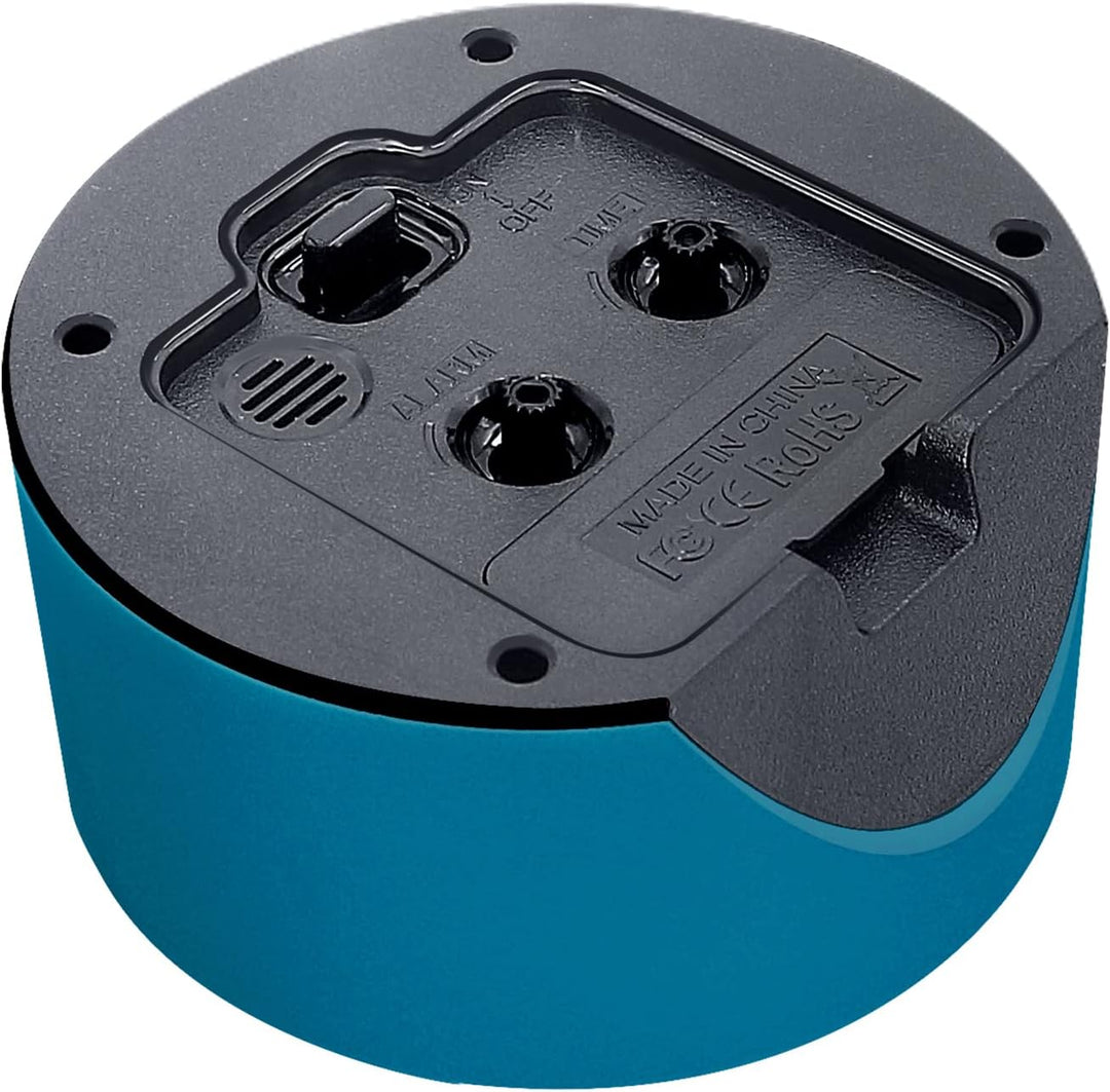 Eachui Analog Wecker Kinder ohne Ticken für Jungen und Mädchen - Lernwecker mit Nachtlicht, Snooze u