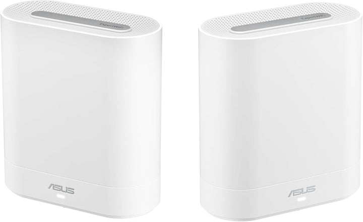 ASUS ExpertWiFi EBM68 2er Set Tri-Band WiFi 6 Mesh WiFi System (bis zu 5 SSIDs, benutzerdefiniertes