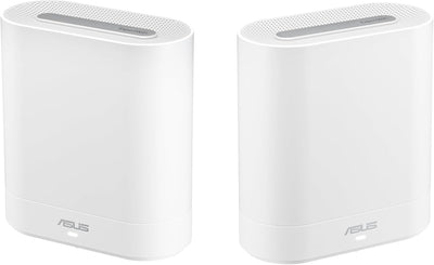 ASUS ExpertWiFi EBM68 2er Set Tri-Band WiFi 6 Mesh WiFi System (bis zu 5 SSIDs, benutzerdefiniertes