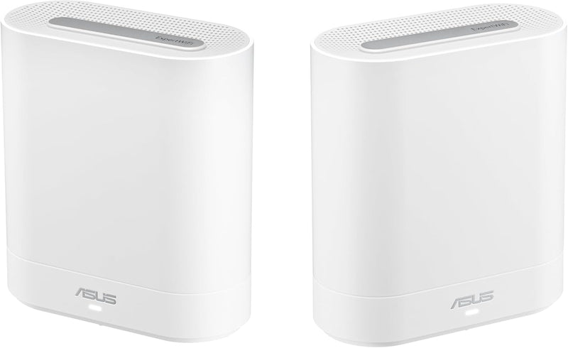 ASUS ExpertWiFi EBM68 2er Set Tri-Band WiFi 6 Mesh WiFi System (bis zu 5 SSIDs, benutzerdefiniertes