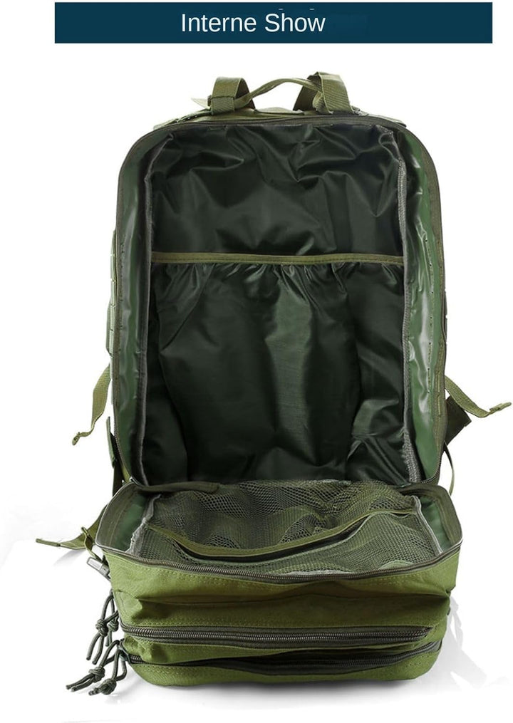 GUJOIN 50L Strapazierfähiger Nylon Wasserdichter Angeln Jagdrucksack Outdoor Militär Rucksäcke Takti