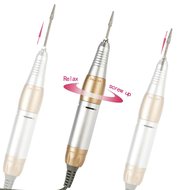 Layhou 6 in 1 Nagelfräser 35000 U/Min Professionell Elektrische Nagelfräser,Geräuscharmer Nagelfräse