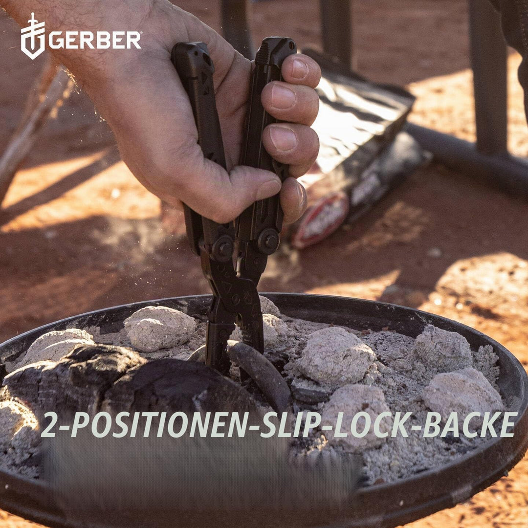 Gerber Multi-Tool mit 12 Funktionen, Dual Force, Inklusive Holster, Mit Einhandöffnung und Frame-Loc