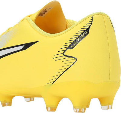 PUMA Herren Ultra Play Fg/Ag Fussballschuh 44.5 EU Gelb Schwarz Yellow Blaze Puma White Puma Black,