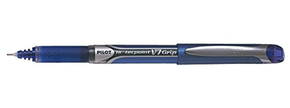 Pilot V7 Tintenroller mit Nadelspitze und gummiertem Griff 0,7 mm Schreibspitze 0,5 mm Strichbreite