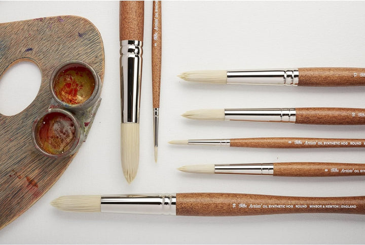 Winsor &amp; Newton 5010619 synthetischer Künstler Ölpinsel mit hoher Elastizität &amp; Lebensdauer, ergonom