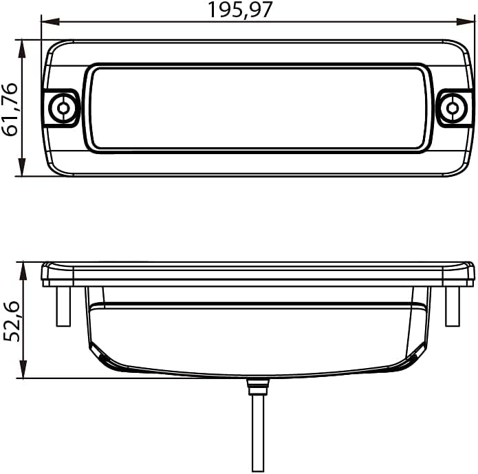 AdLuminis Blackline LED Arbeitsscheinwerfer 30 Watt 2700 Lumen, Spot, Einbau, Zusatzscheinwerfer, Ar