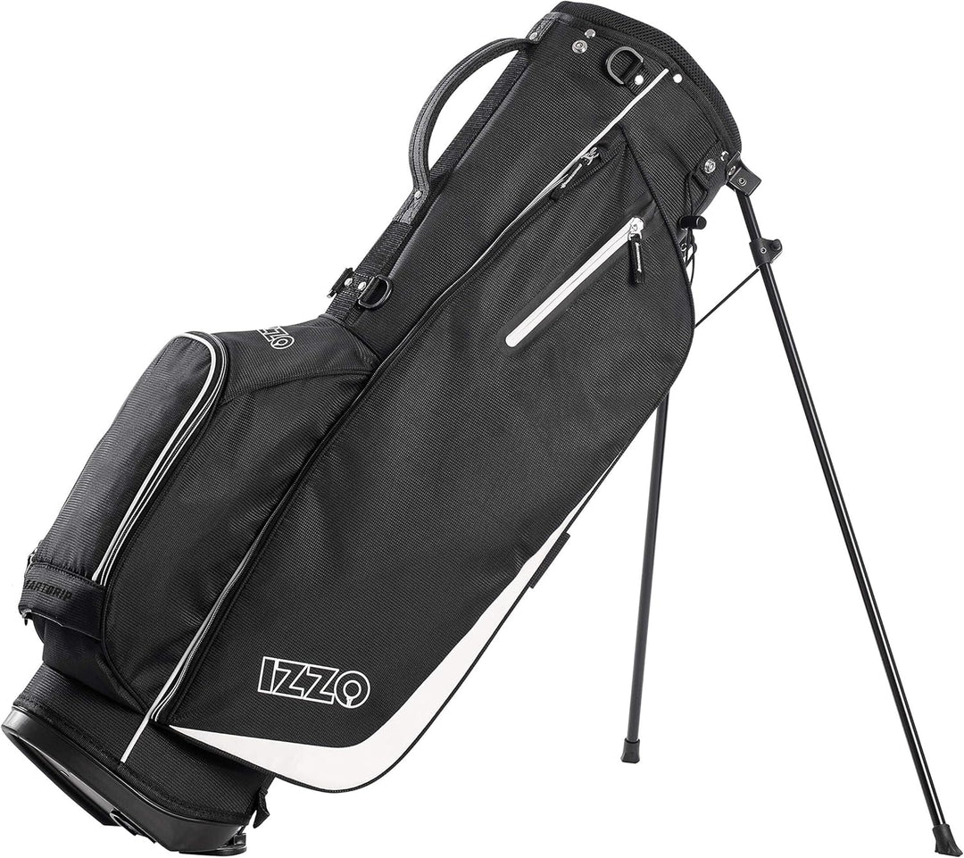 Izzo Ultra Lite Standtasche Schwarz, Schwarz