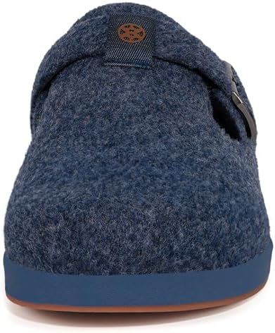 Gaatpot Filzclog Winter Hausschuhe Warme Pantoffeln für Damen Herren,Gr.36-46 37 EU Blau A, 37 EU Bl