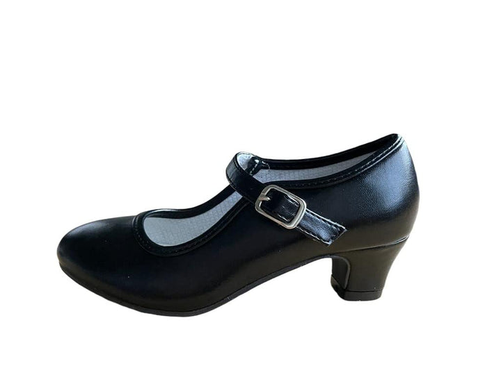 La Senorita Spanische Flamenco Schuhe 24 EU Schwarz, 24 EU Schwarz