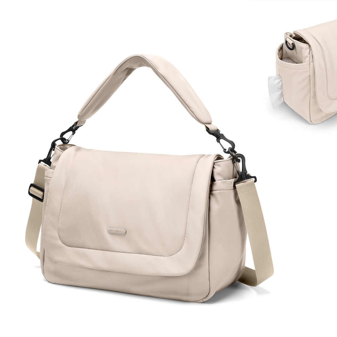 22L Puffer Wickeltasche Tragetasche, grosse Kapazität Baby Wickeltasche Reisetaschen Umhängetasche K