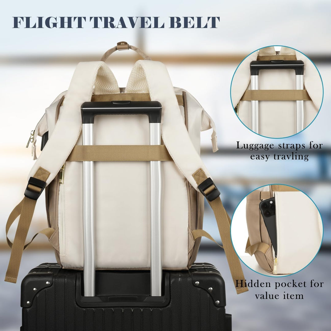 Rucksack Damen,Schulrucksack Mädchen Teenager 15,6 Zoll Laptop Rucksack,Niedlich Schule Rucksack Stu