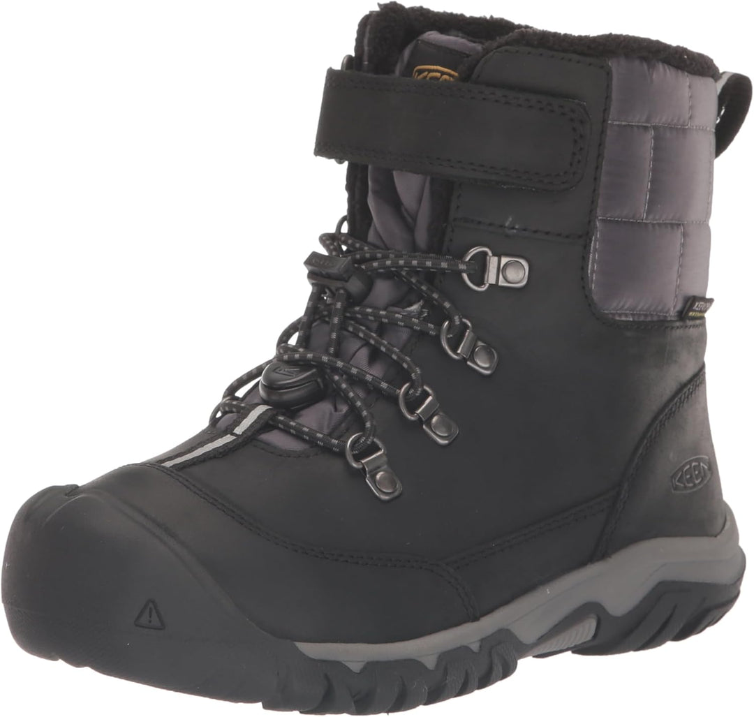 KEEN Unisex Kinder Kanibou Waterproof Schneestiefel 25 EU Black Magnet, 25 EU Black Magnet