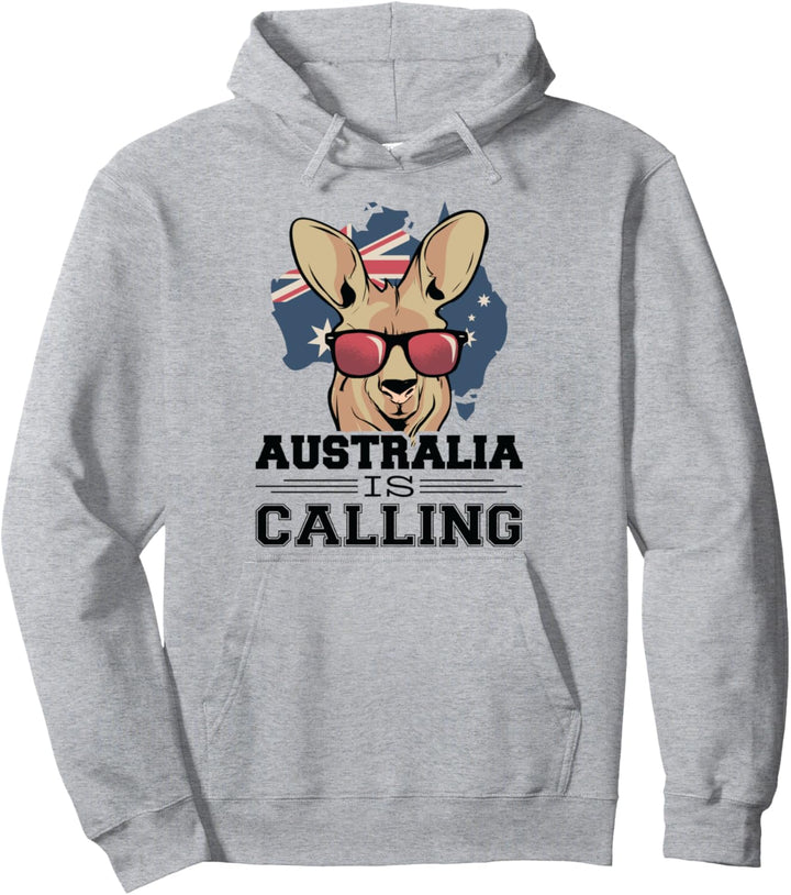 Australia Is Calling Australien Känguru Pullover Hoodie