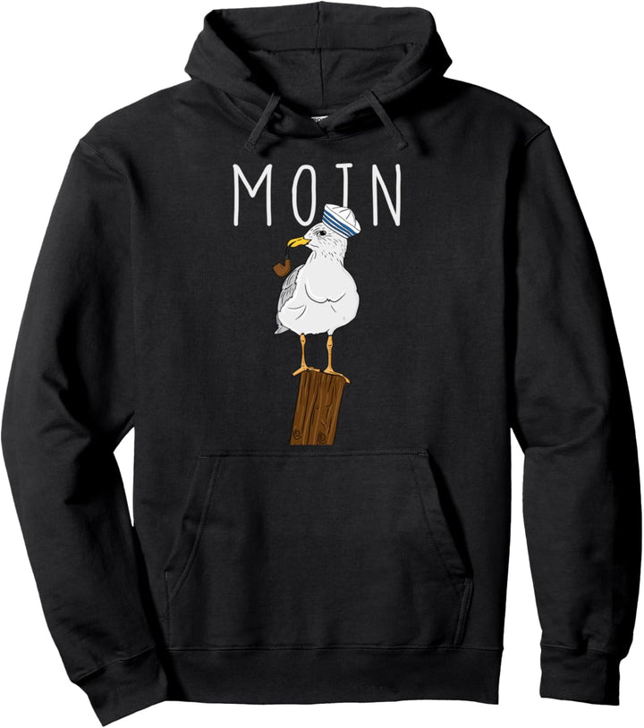 Moin Hamburg Spruch Möwe Digga See Hamburg Love Pullover Hoodie