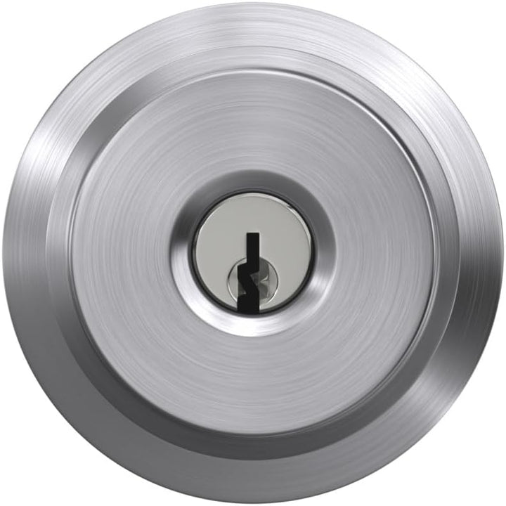 Schlage F51A Zugangsschloss mit Schlüssel Chrom Seidenglänzend Standard, Chrom Seidenglänzend Standa