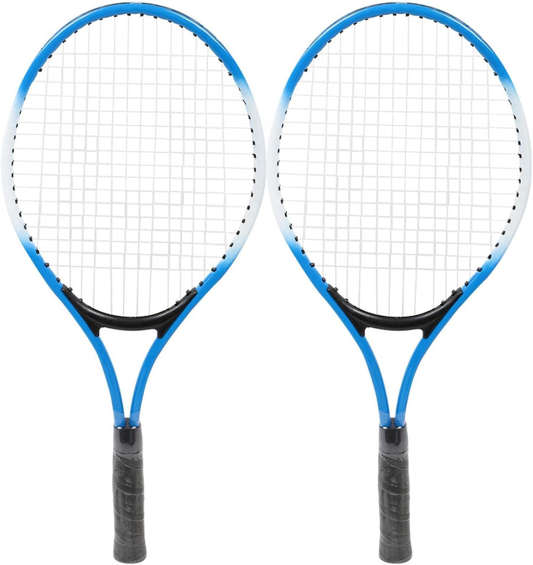 Kinder Tennisschläger, Langlebige Tennisschläger aus Eisenlegierung, Anfänger Übungsschläger mit Bal