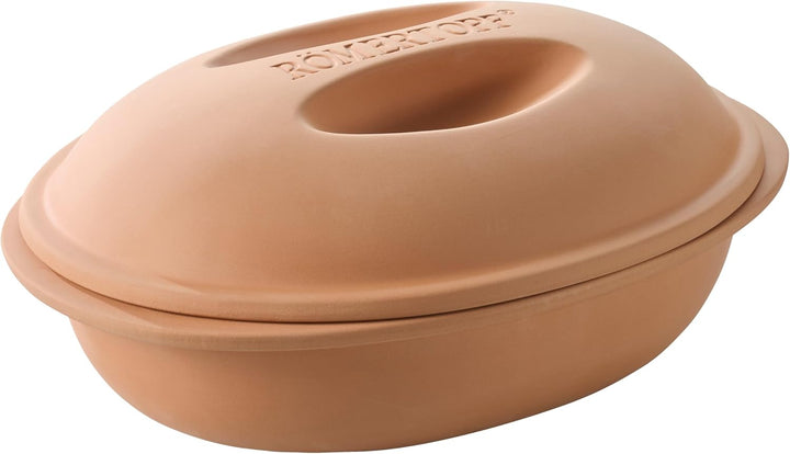 Römertopf Veggie Dampfgar Bräter mit Aromastegen 2,4 Liter