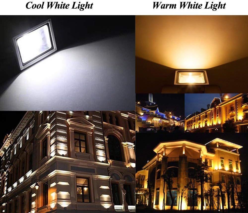80W SMD Fluter mit Bewegungsmelder LED Strahler Warmweiss warmweiss Licht IP65 Wasserdicht LED Lampe
