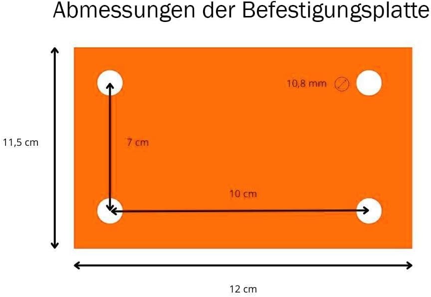 Pegasi Basketballring Pro - Basketballkorb mit Wandhalterung - Abnehmbarem Basketballnetz - Standard