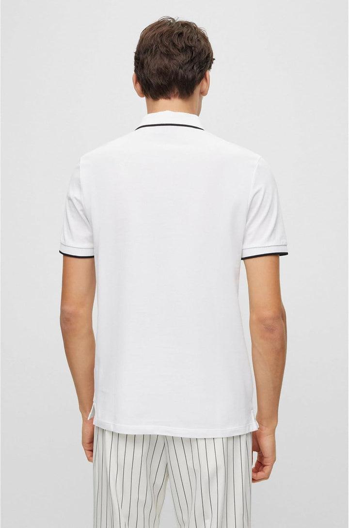 HUGO Herren Polo, Open White127
