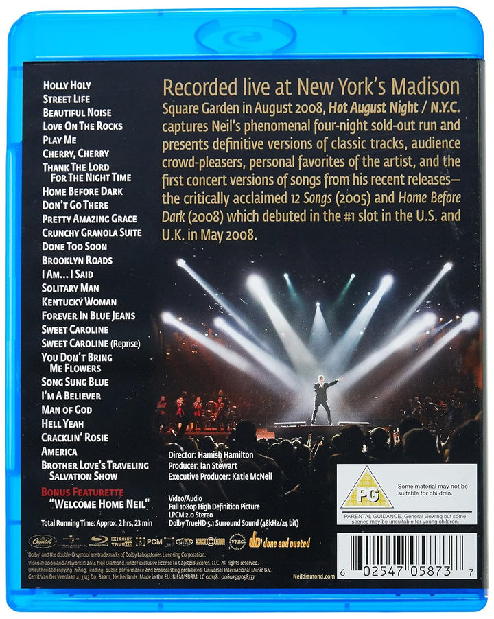 Neil Diamond - Hot August Night/NYC [Blu-ray]