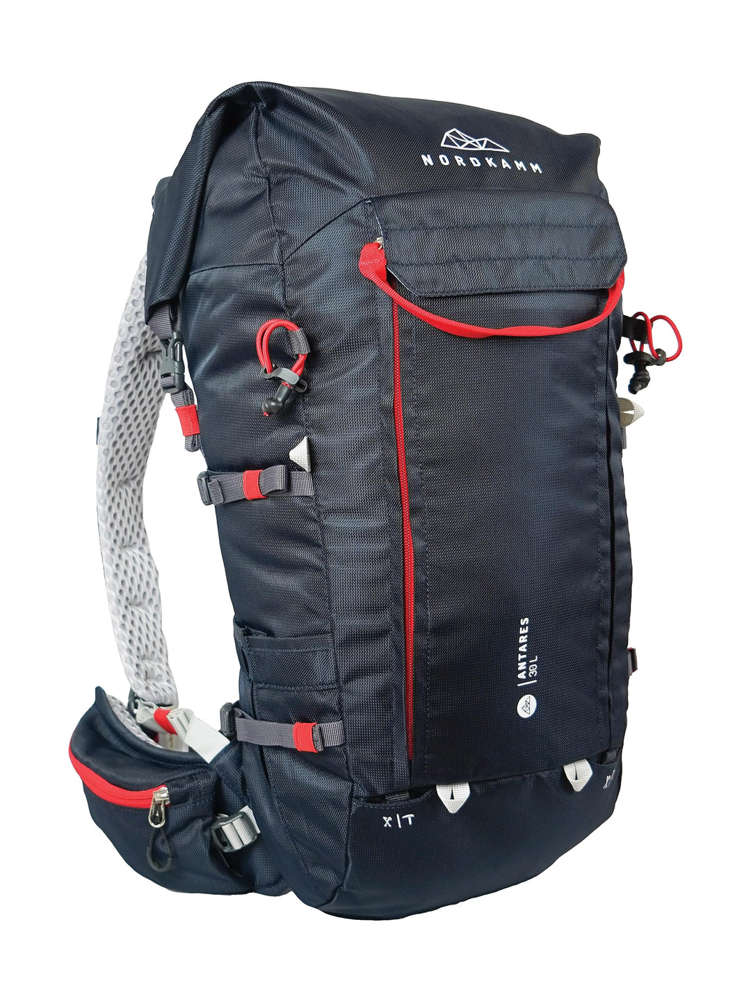 NORDKAMM® Antares Alpine Bergsport Allround Wanderrucksack 30L oder 40L, mit RollTop, Damen und Herr