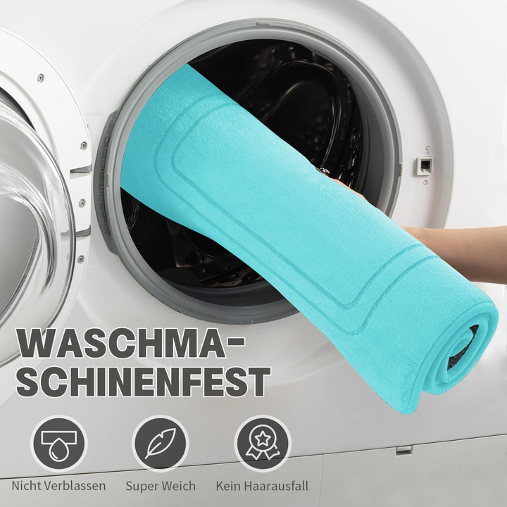 chakme Badematte rutschfest,Badezimmerteppich Weich Badteppich Saugfähige Badvorleger Duschvorleger