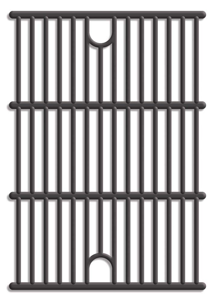 tepro Grillzubehör Universal Guss-Grillrost-Set, 2er Set, Grillfläche: 2 x ca. 29,1 x 40,8 cm, Grill