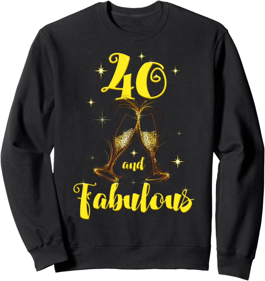 Fabulous at 40 Women's Birthday Born in 1981 design Sweatshirt