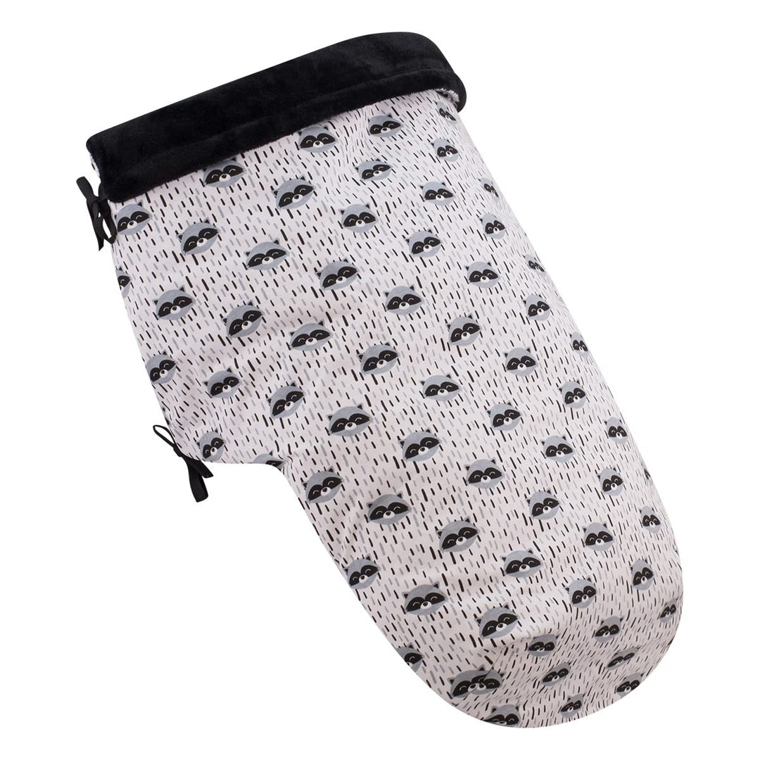 JYOKO KIDS Universal Baby Fusssack Kinderwagen, Extra Weicher Fleece für den Winter (RACCOON, Fleece