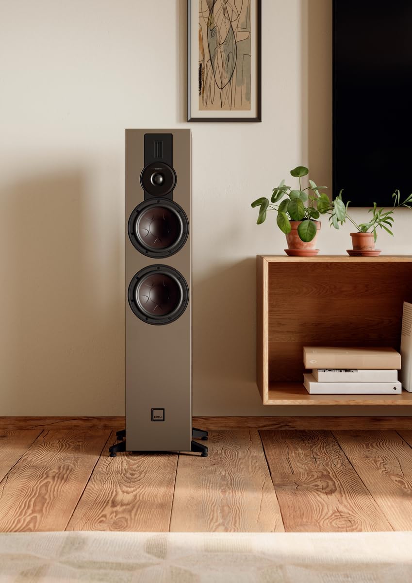 DALI SONIK 7 – Premium Standlautsprecher (Paar) mit Dual 17,8 cm Clarity Cone-Tieftönern, Hybrid-Hoc