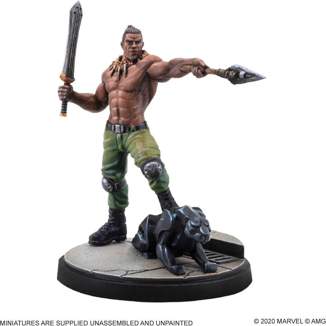 Atomic Mass Games , Marvel Crisis Protocol: Character Pack: Black Panther and Killmonger, Miniatures