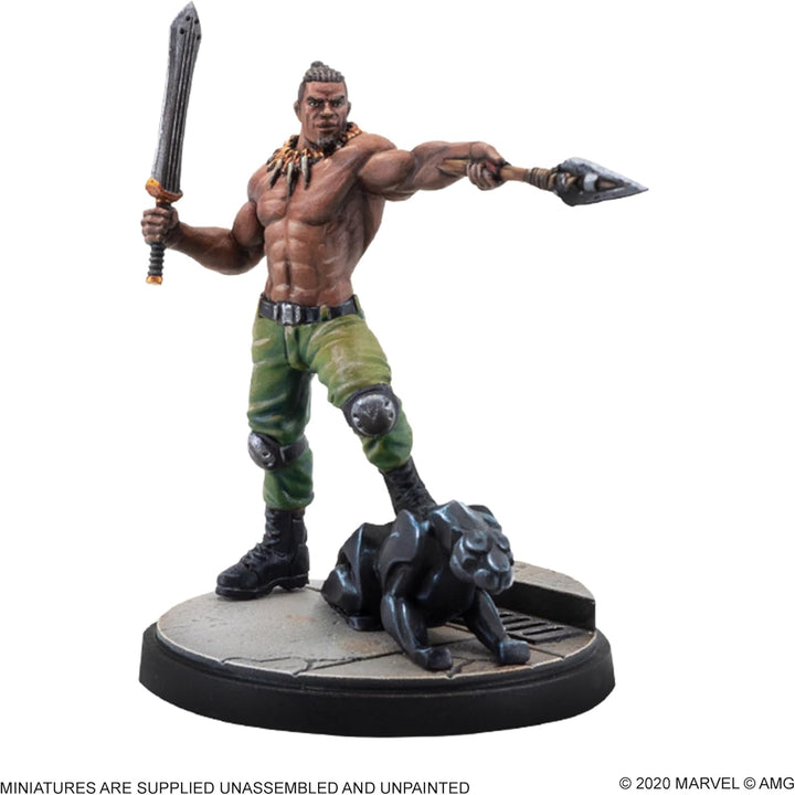 Atomic Mass Games , Marvel Crisis Protocol: Character Pack: Black Panther and Killmonger, Miniatures