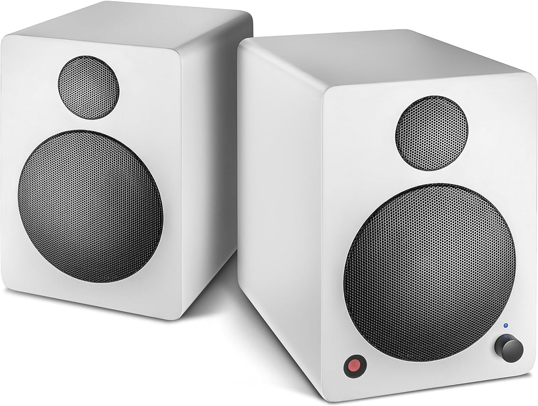 Wavemaster CUBE MINI white - Regallautsprecher-System (36 Watt) mit Bluetooth-Streaming, Digitalansc