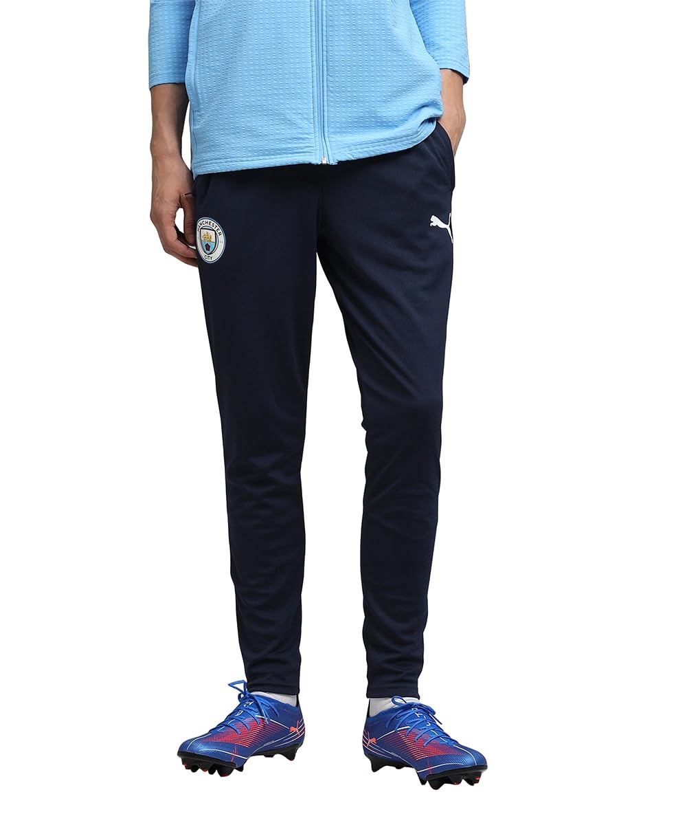PUMA Manchester City FC Herren Trainingshose mit Tasche 25/26 L Deep Navy, L Deep Navy