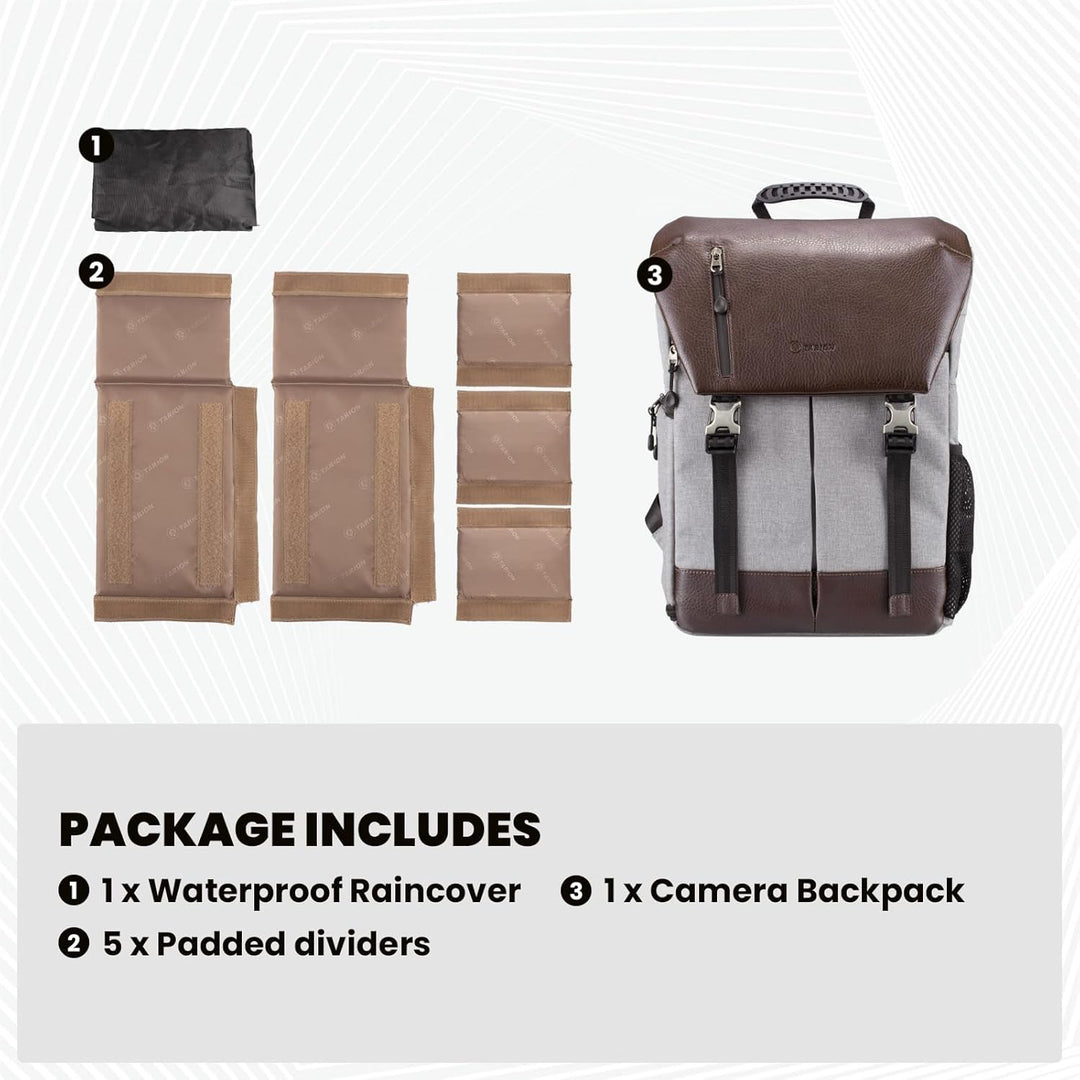 TARION Kamerarucksack Wasserdicht Fotorucksack Spiegelreflex Kameratasch Zertifizierte Schutzklasse: