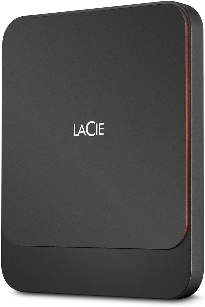LaCie Portable SSD, externe SSD 2TB, 2.5 Zoll, USB-C, PC & Mac, inkl. 3 Jahre Rescue Service, Modell