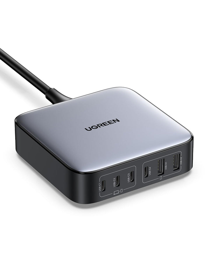 UGREEN Nexode USB C Ladegerät 200W USB C PD Netzteil 100W+100W 6-Ports GaN Charger Mehrfach kompatib