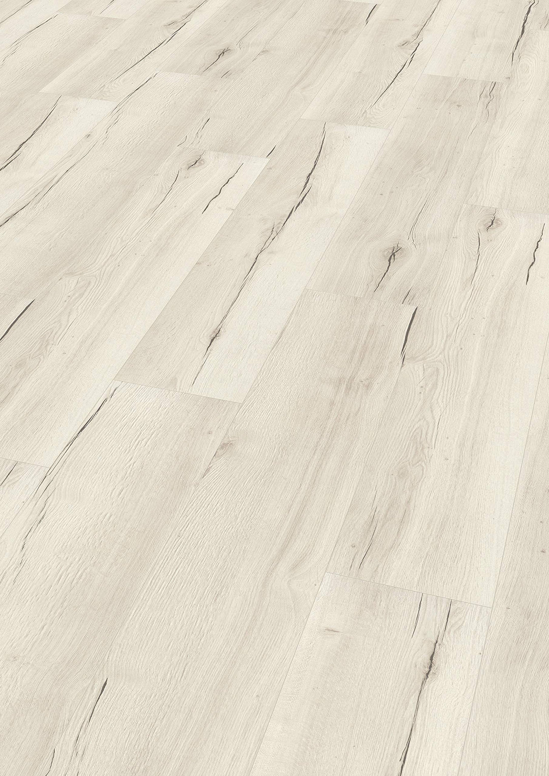 EGGER Creston Eiche Weiss Home Laminatboden EHL105 (8mm, 2,542m²) | authentische Holzoptik | | Einfa