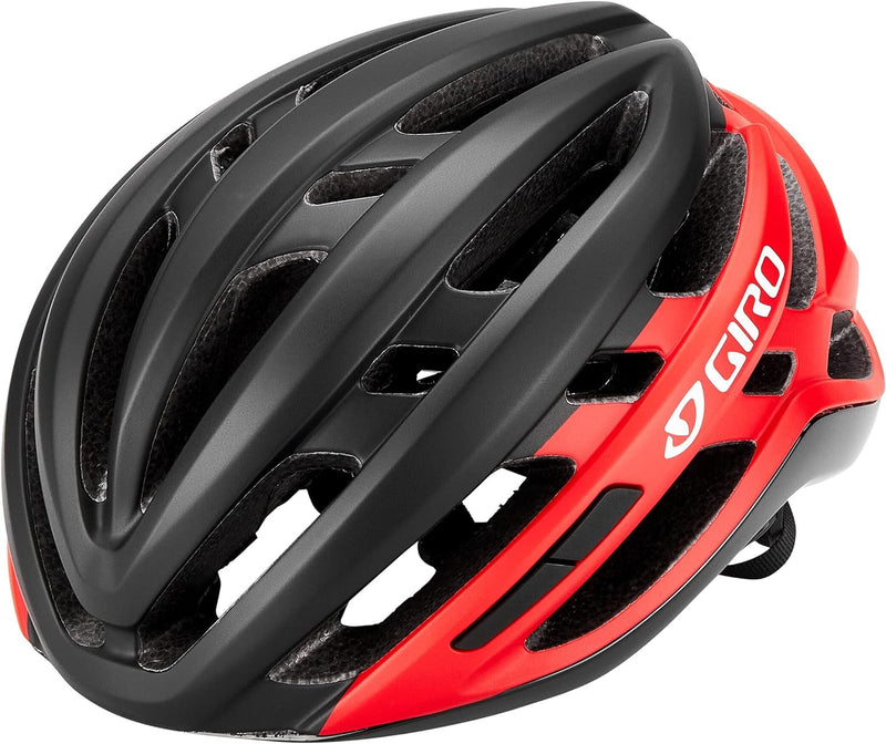 Giro Agilis Rennrad Fahrrad Helm schwarz/rot 2024, L